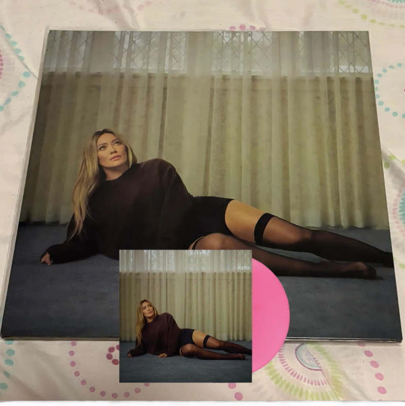 hilary duff - luck or something - pink vinyl / vinilo / vinyle