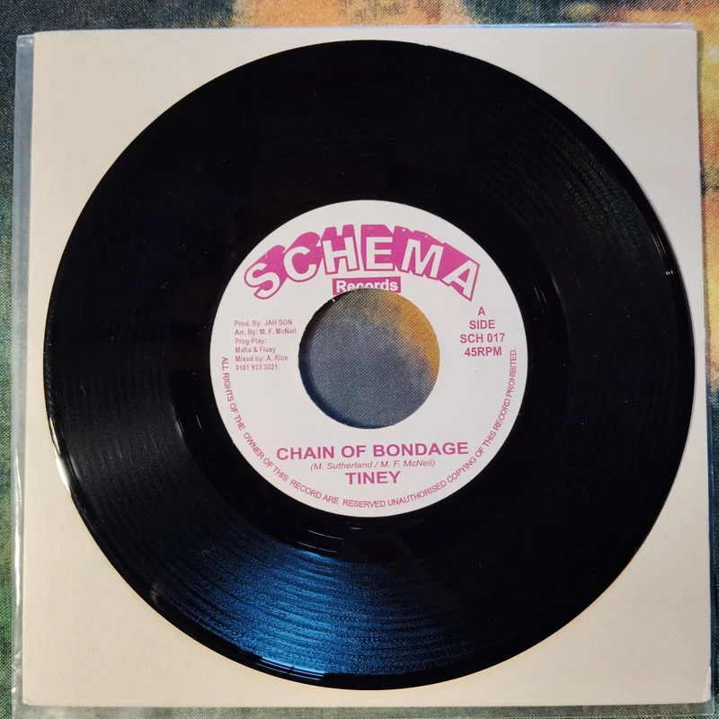 Reggae. Tiney / Governor Tiggy. 1 disque vinyle 45 t 2 titres