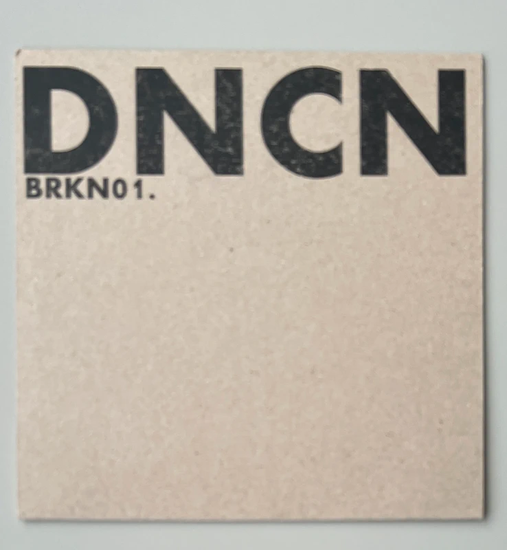 Dncn - Brkn01 (7") Leftfield - Glitch House
