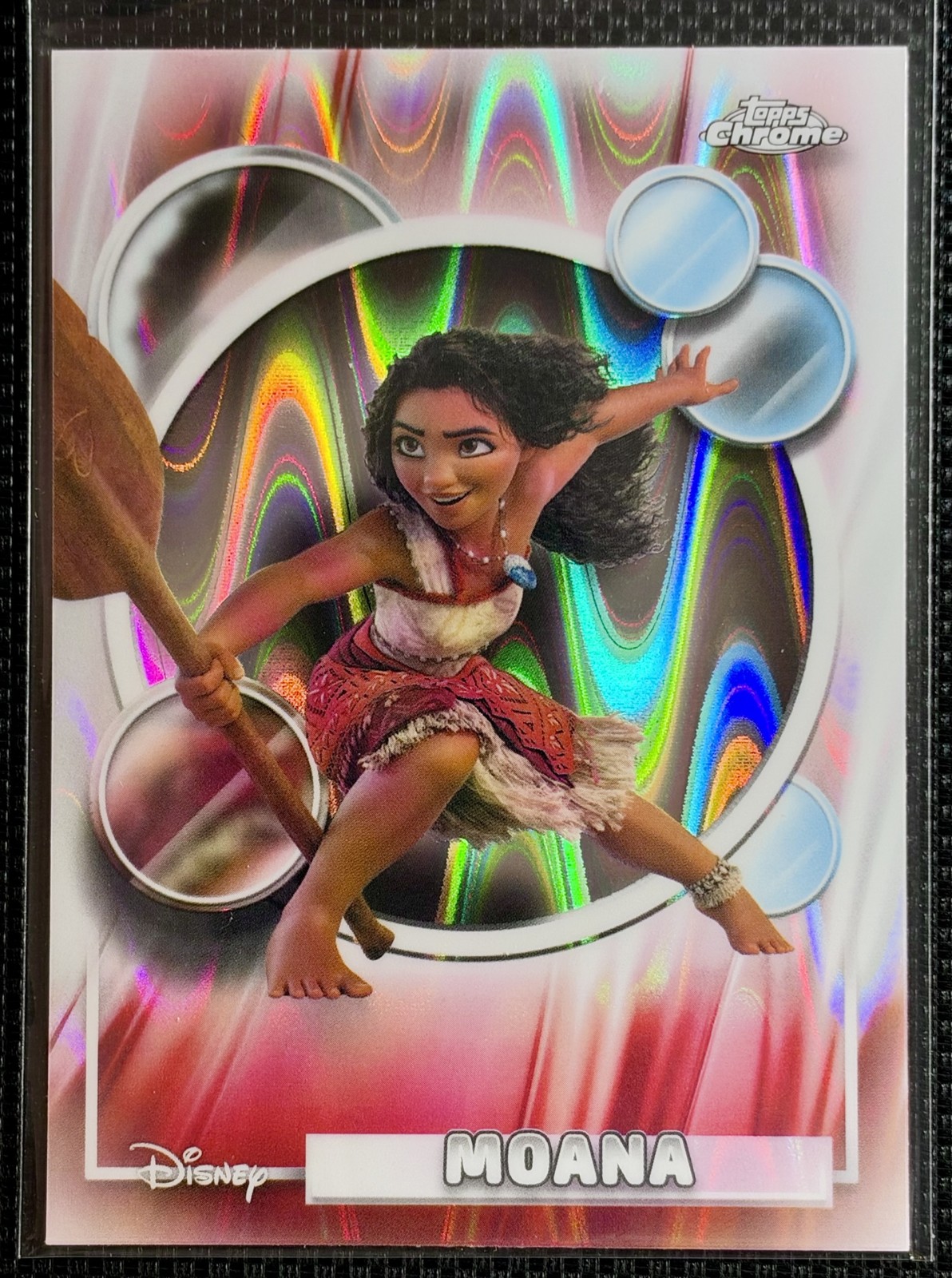 2026 Topps Chrome Disney Moana #10 rifrattore Raywave 2