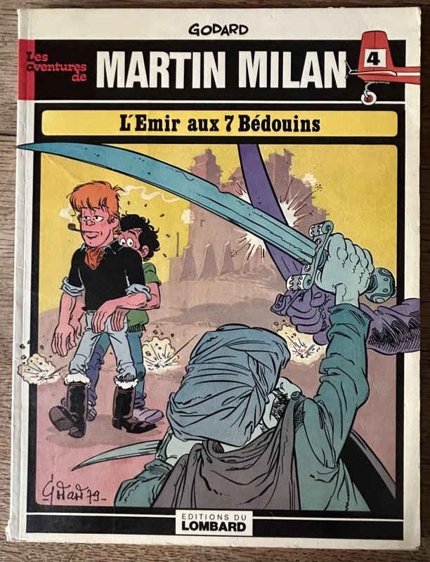 BD 3 Titres "Martin Milan" N° 4: N° 5 et N° 6. Editions originales