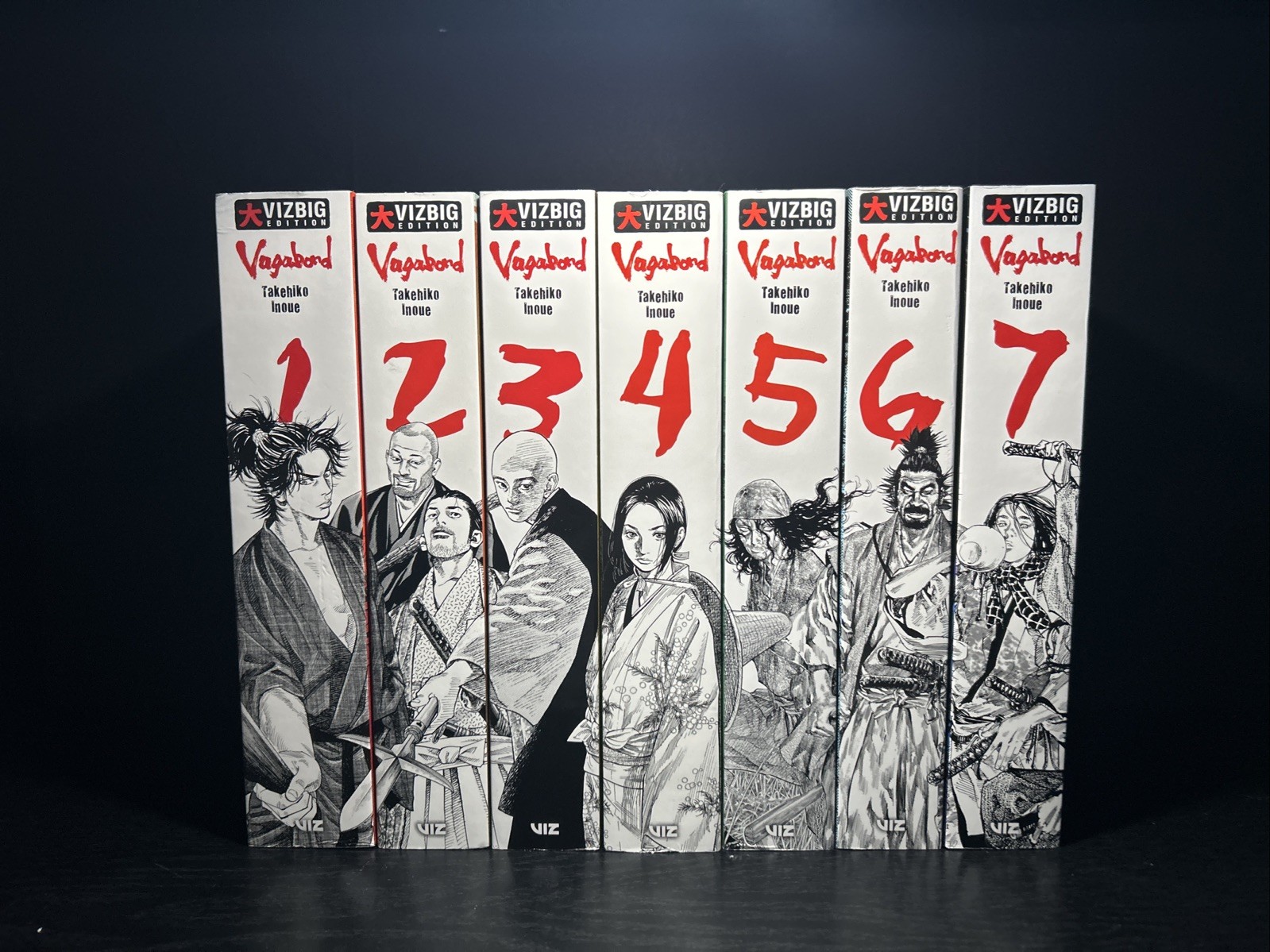 Vagabond Vizbig manga inglese volumi 1-7 ottime condizioni! ⚔️
