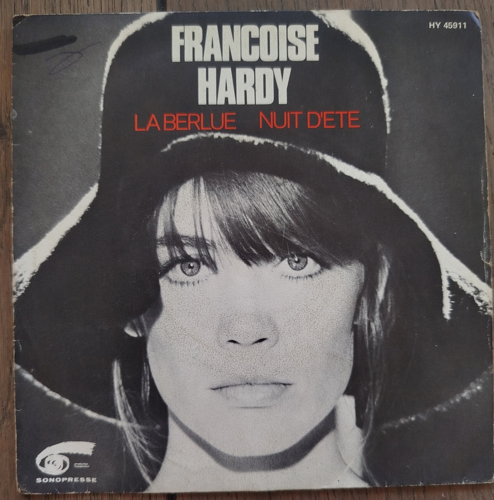 Françoise Hardy -  La Berlue / Nuit D'été - 45f France 1962