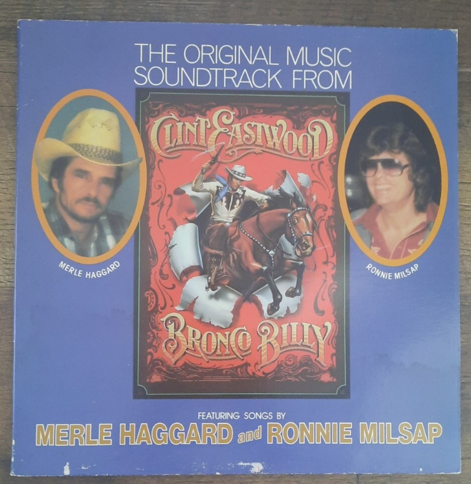 1980 Bronco Billy Soundtrack Record 12" LP 33 RPM Elektra 5E-512 Merle Haggard