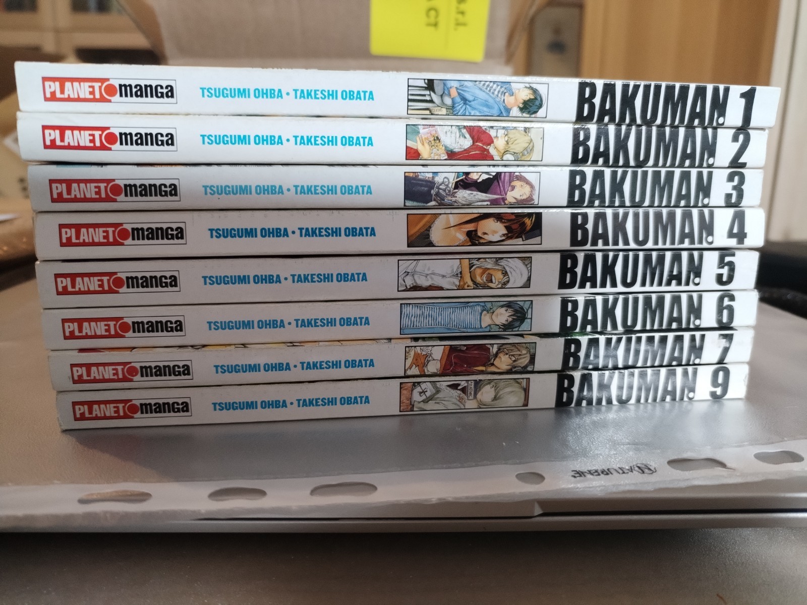 Bakuman lotto manga volumi 1-7 e 9 Planet Manga Tsugumi Ohba Takeshi Obata