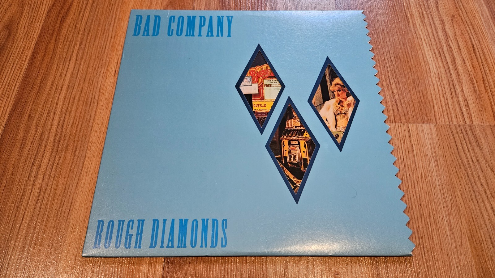 Bad Company Rough Diamonds Record Vinyl LP Swan Song 1982 90001-1 Hard Rock VG+