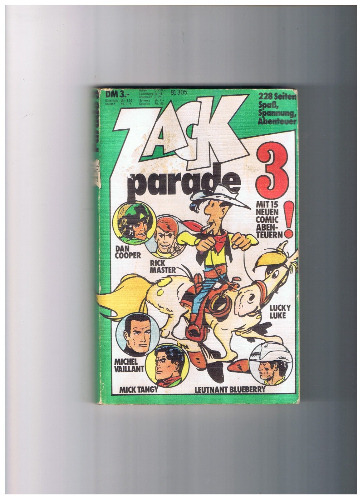 ZACK Parade #3 - libro tascabile fumetto - ancora buono
