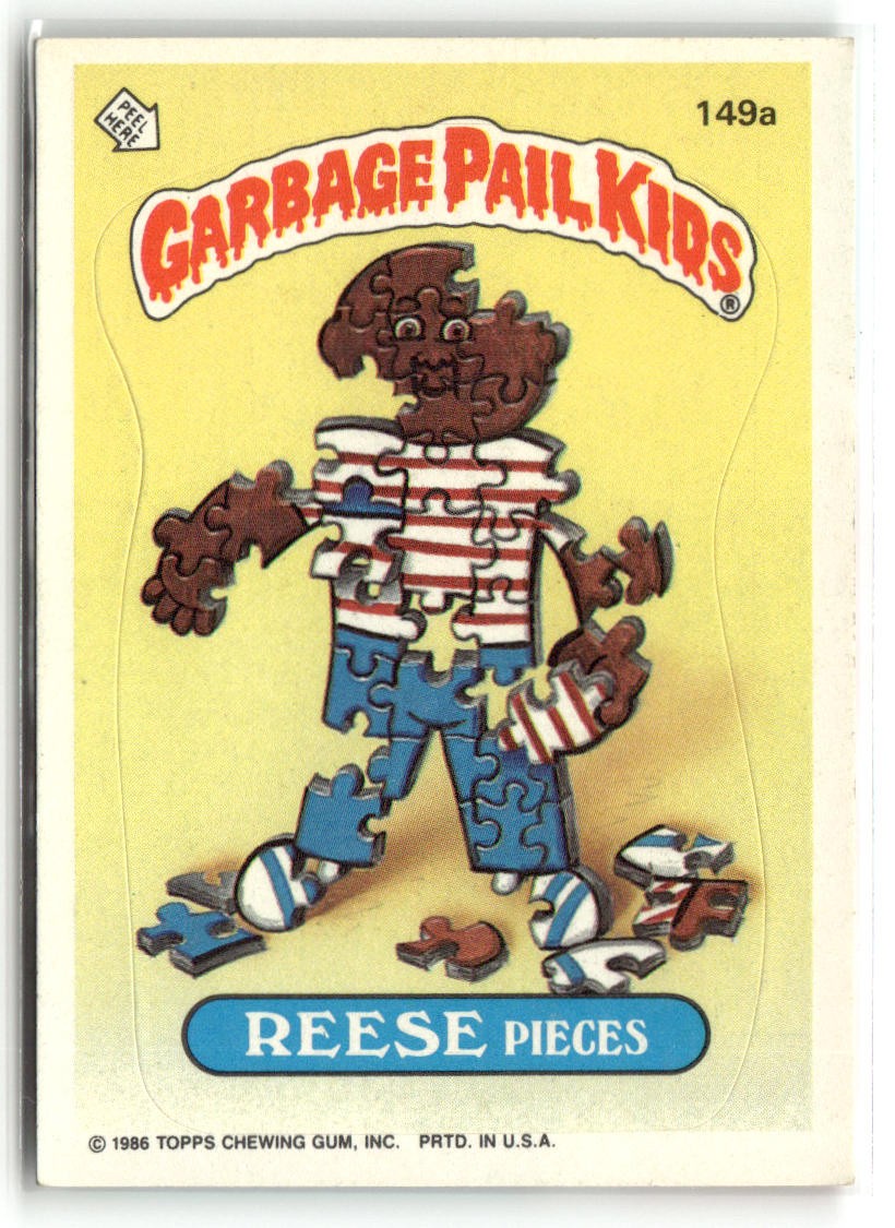 Topps Garbage Pail Kids 1986 serie 4 #149a pezzi Reese