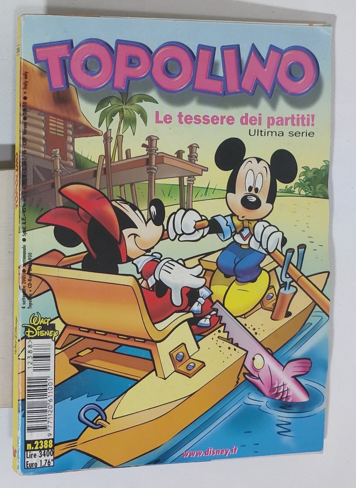 56487 TOPOLINO libretto n. 2388 - NO TESSERE