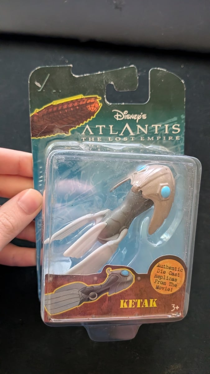 Disney Vintage AtlantisThe Lost Empire Ketak Mattel Die Cast Replica