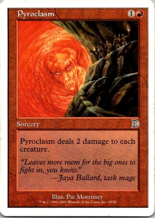  MTG Magic The Gathering Pyroclasm Deckmasters See Scan