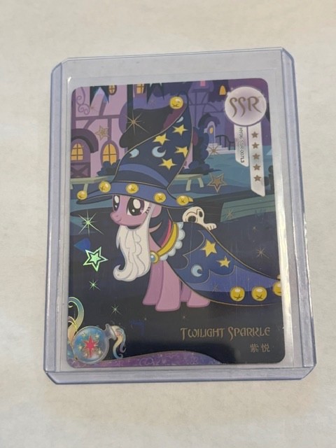 Carte da collezione 2024 Twilight Sparkle HY06-SSR-007 L3 NM My Little Pony