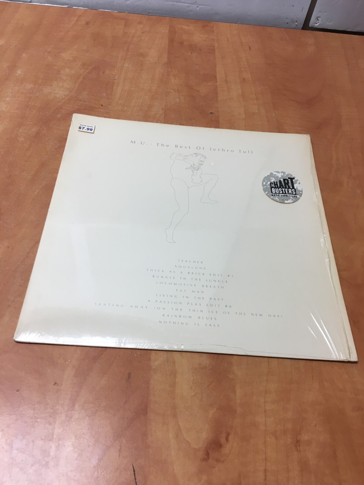 M.U. Best of Jethro Tull LP  Vinyl 1975 VG+/VG FV 41078 Chrysalis Records
