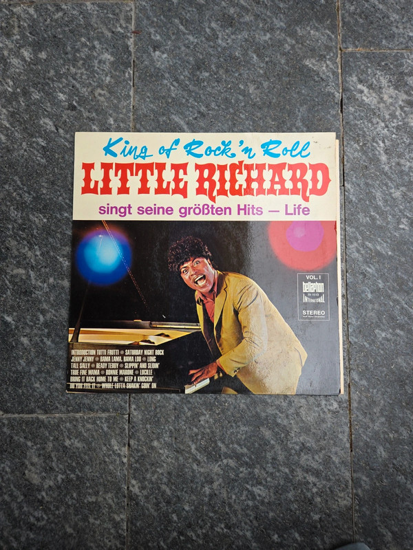 Little Richard: Singt seine größten Hits- Life, original Bellaphon- LP