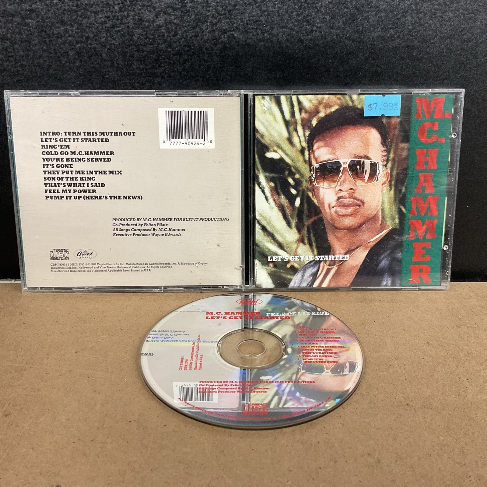 Let's Get It Started by MC Hammer (CD, 1990)