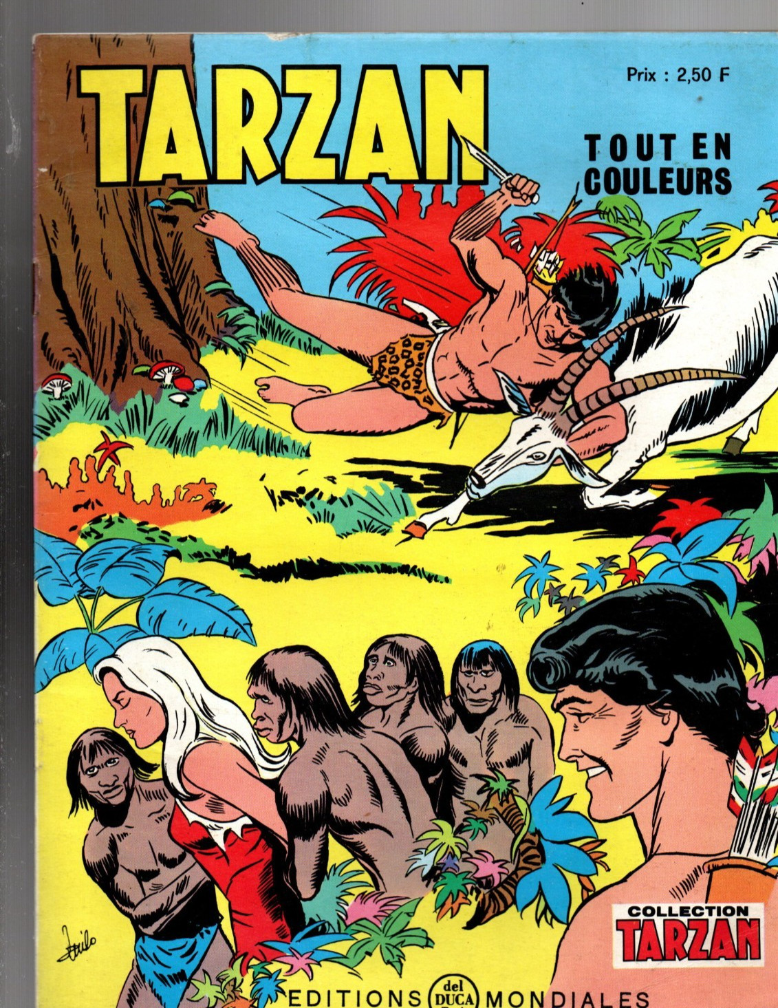 TARZAN Tout en couleurs n°61. Editions Mondiales  1973. Etat neuf