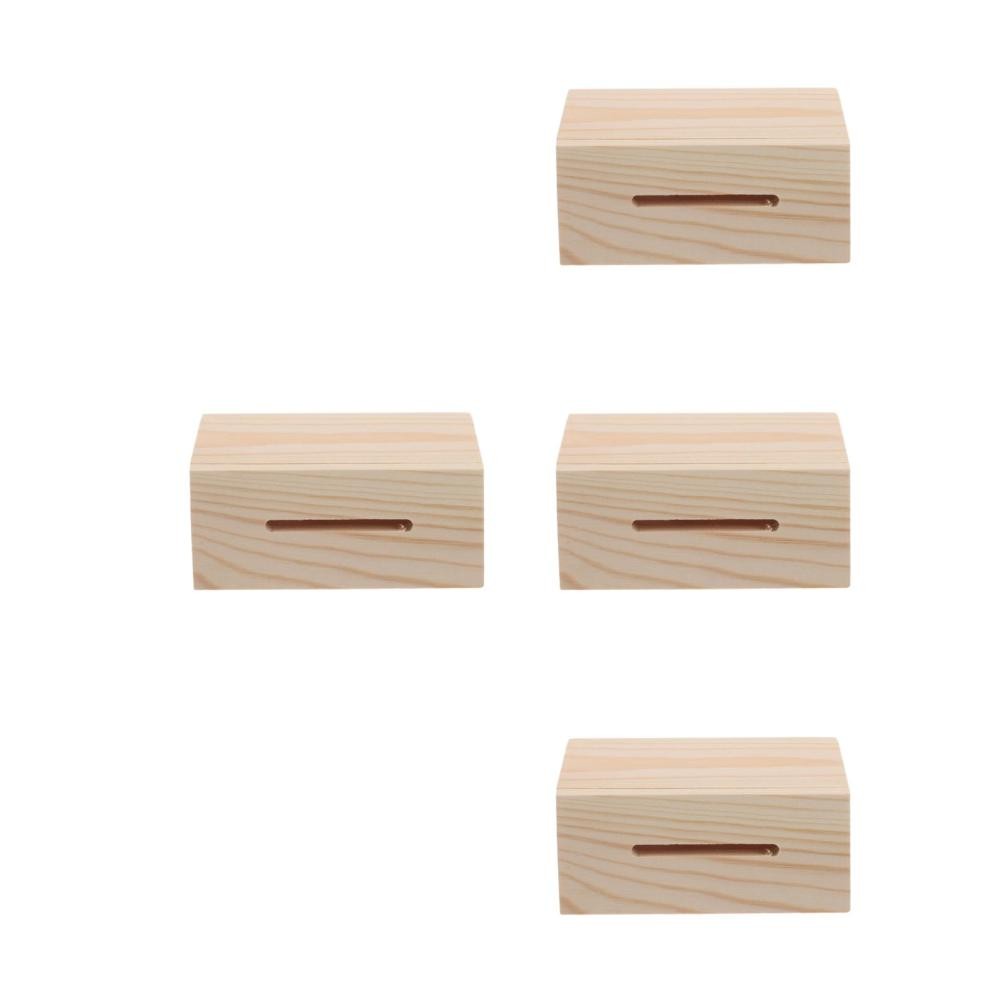 4 Count Selbstgemachtes Musikzubehör Andenkentruhe Aus Holz Mit Deckel