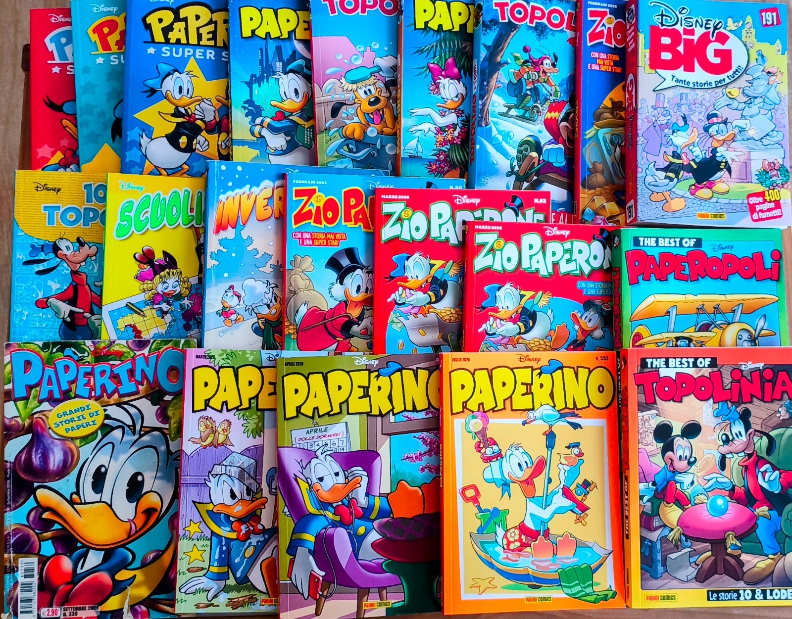 Set 21 Fumetti Topolino