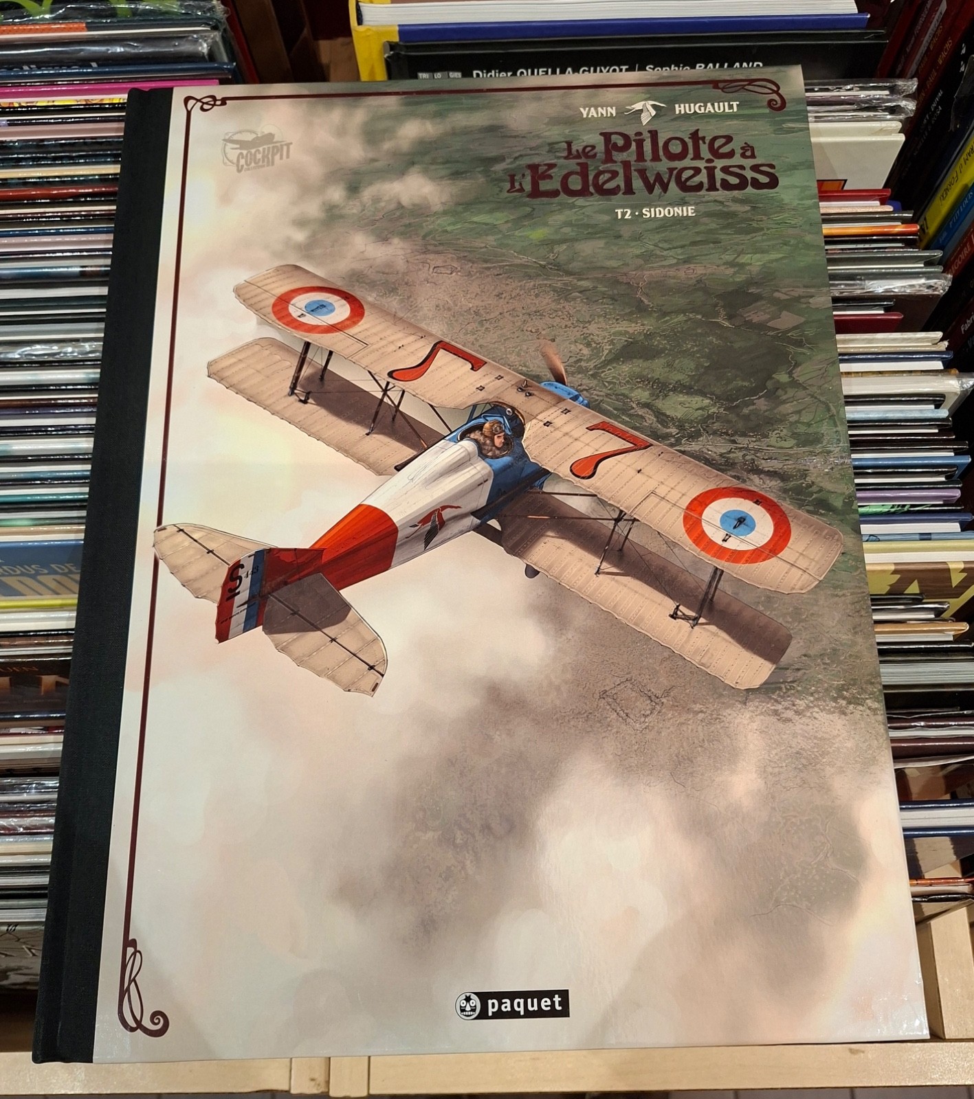 Le Pilote à l'Edelweiss T.2 _ Hugault - Yann _ Paquet / limité 1000ex + Poster
