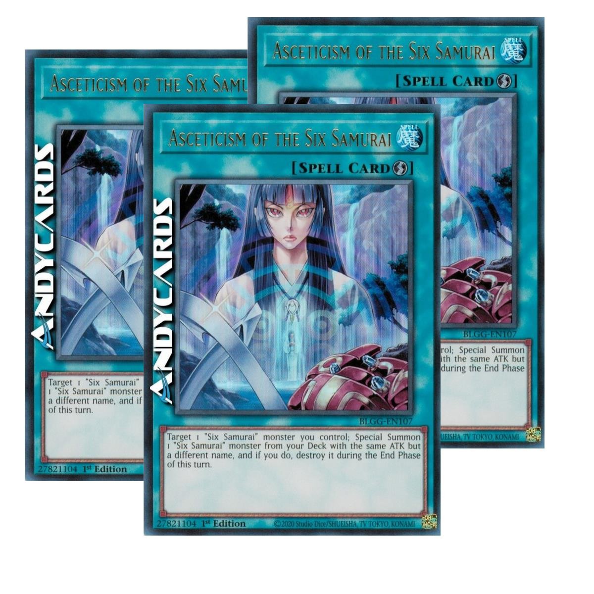ASCETICISM OF THE SIX SAMURAI 3x (Ascetismo Dei Sei) Ultra R • BLGG EN107 • 1Ed