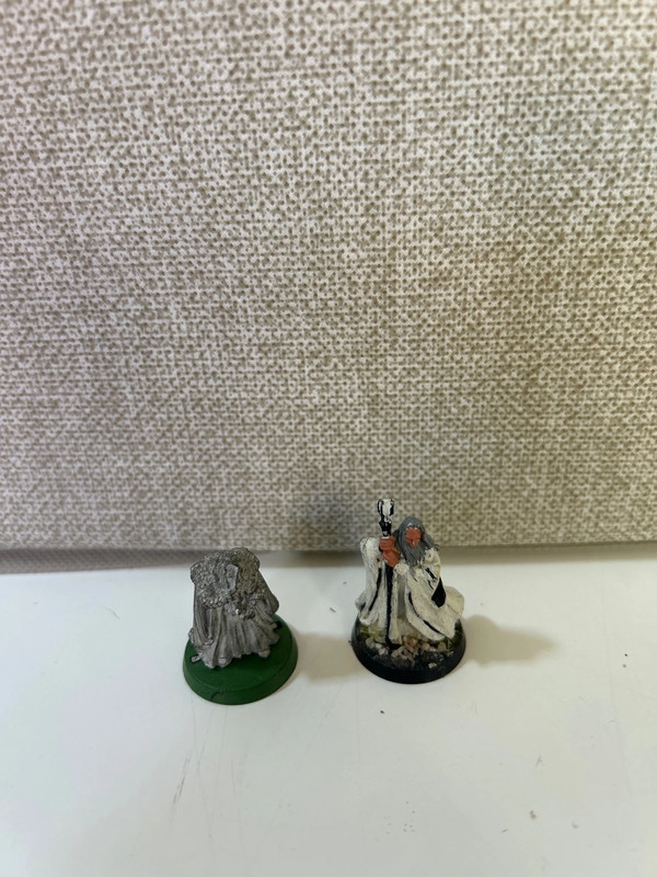 Warhammer seigneur des anneaux - saruman et grimma