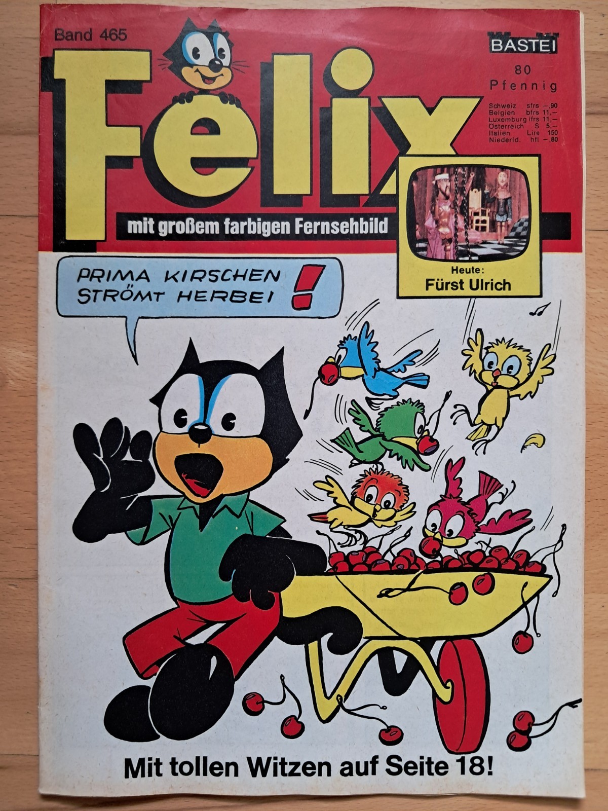 Felix n.465 con Wastl + Poster - FUMETTO ORIGINALE BASTEI TOP Z1