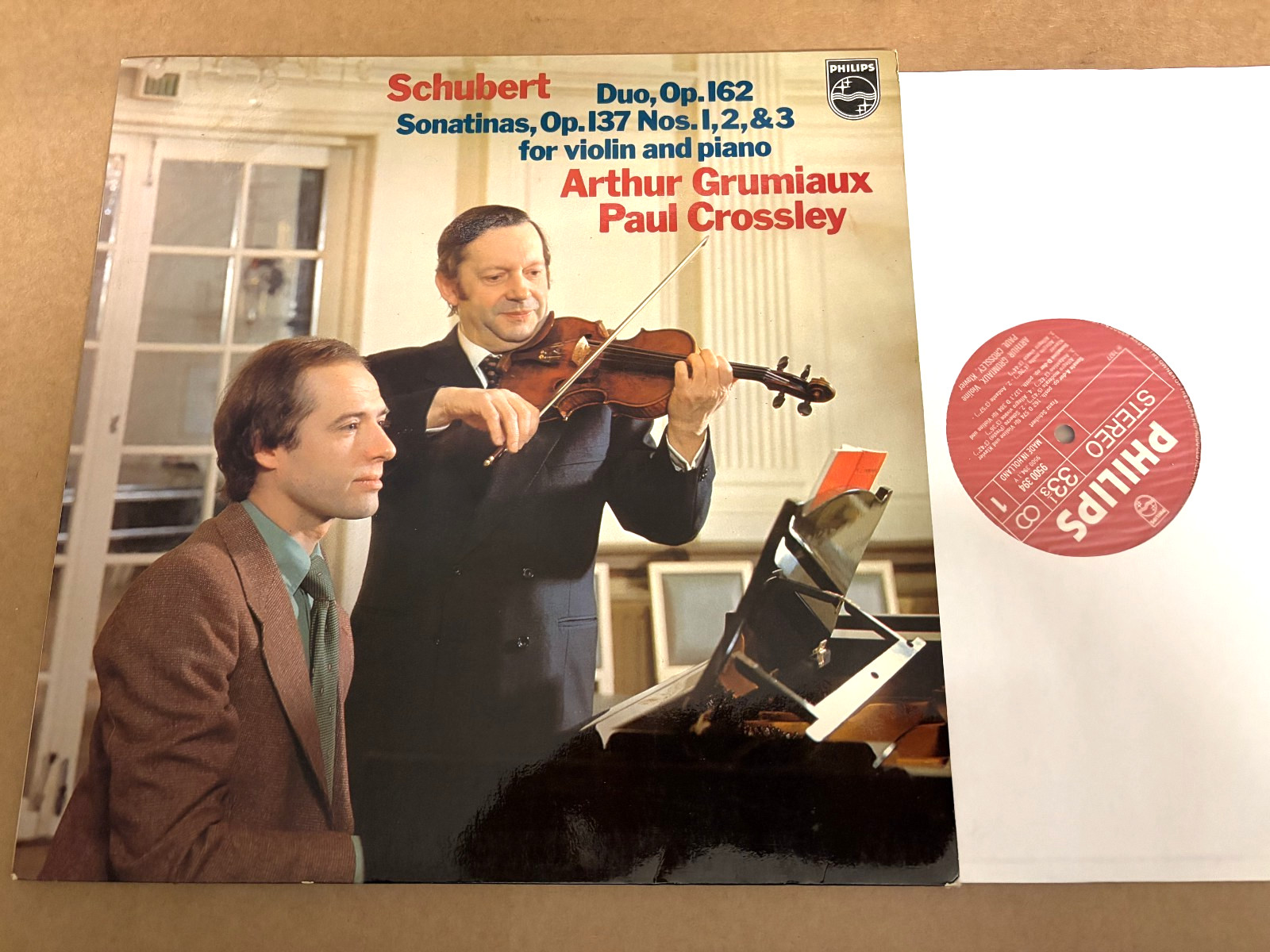 9500 394 Schubert Duo For Violin & Piano Op.162 Arthur Grumiaux & Paul Crossley