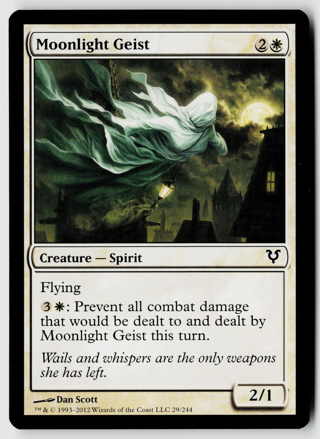 Magic The Gathering Avacyn Restaurato #29 Moonlight Geist