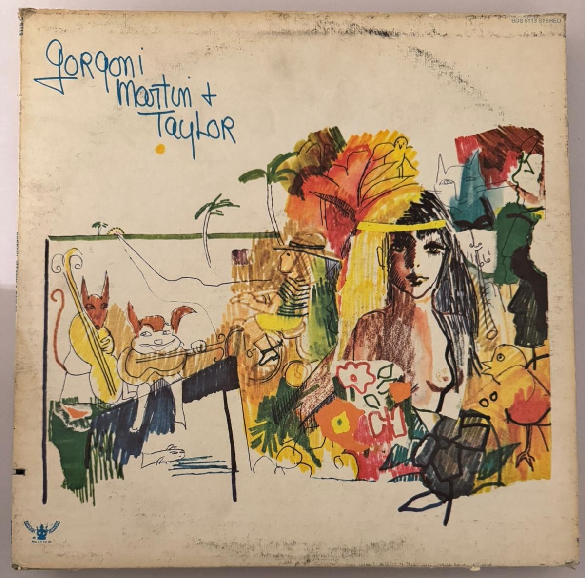 GORGONI, MARTIN, TAYLOR – GORGONI, MARTIN & TAYLOR - VINYL LP 1972 BUDDAH - A17