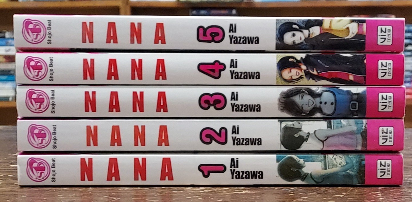 Nana Manga Vol 1-5 Set Shojo Beat Inglese