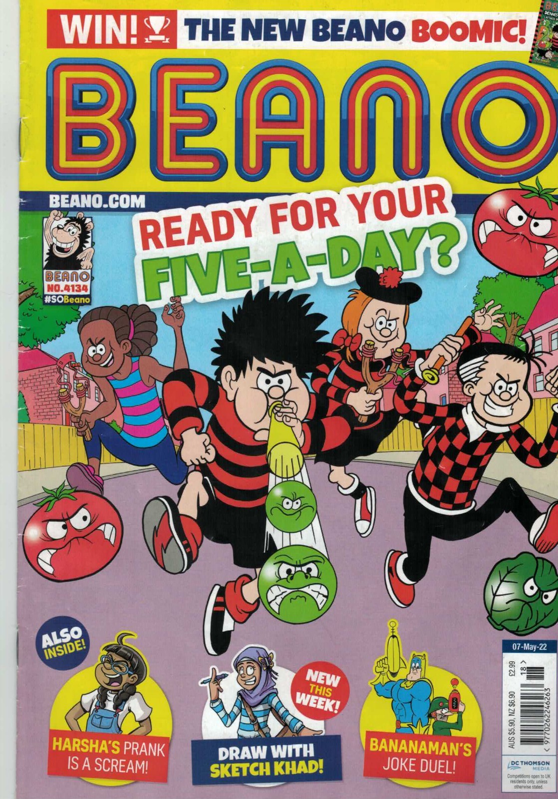 Beano Comic - No. 4134 - 07/05/2022 - Back To School!
