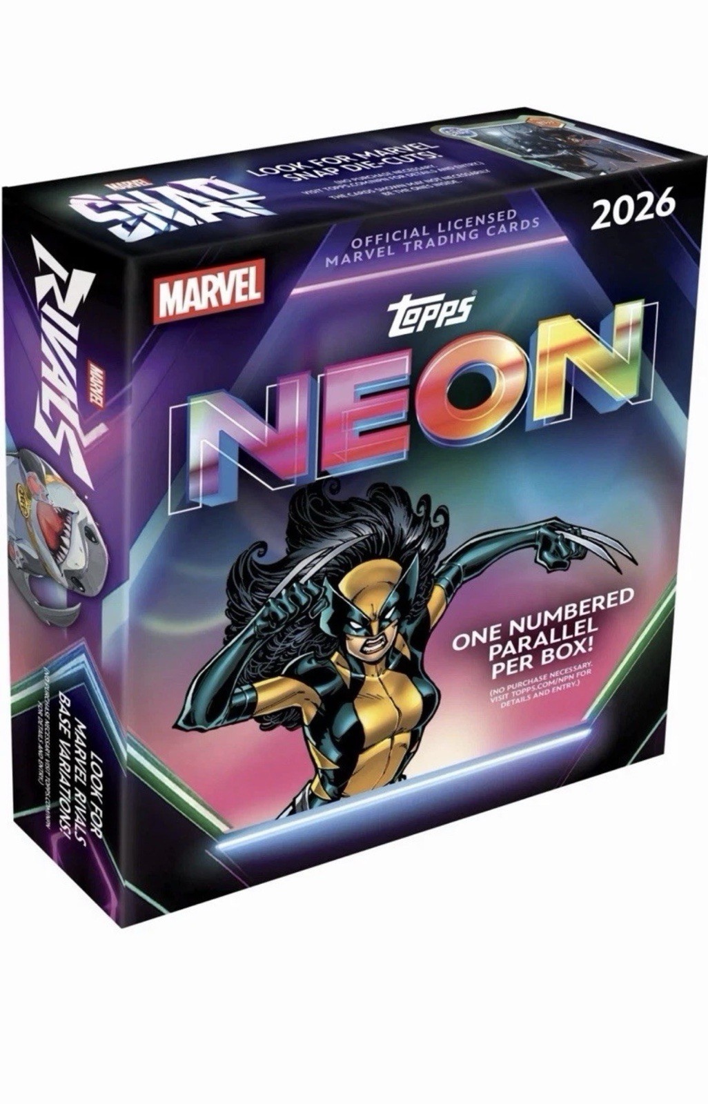 2026 Topps Neon Marvel Mega Box 50 Carte Nuove Sigillate Prevendita ✅