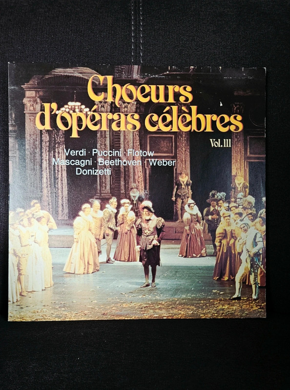 vinyle 33T "Chœurs d'opéras célèbres"