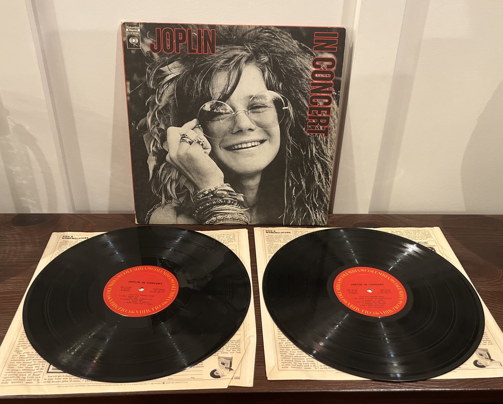 2-LP, JANIS JOPLIN in Concert 🔥Columbia C2X 3116, 1972, Vinyl Albums