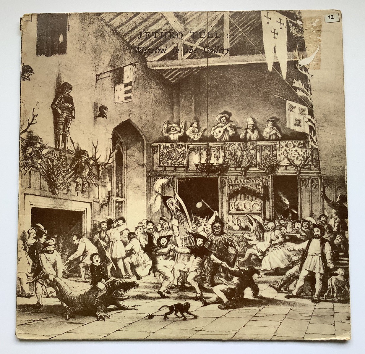 JETHRO TULL Minstrel In The Gallery VINYL LP 1975 UK Chrysalis CHR1082 Anderson