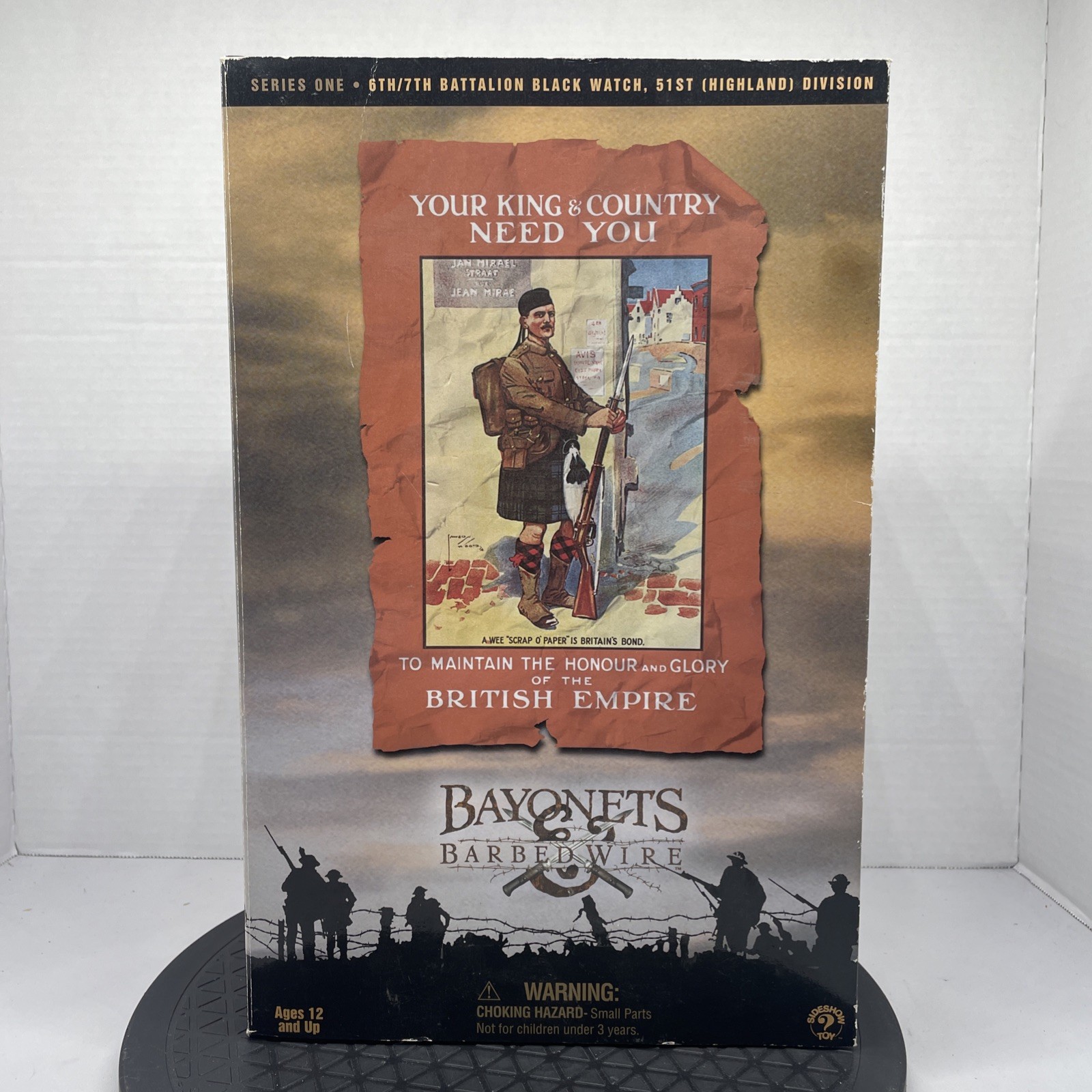 Bays & Barbed Wire 12" The 6th7th Battalion Black Watch NEW Sideshow Toys