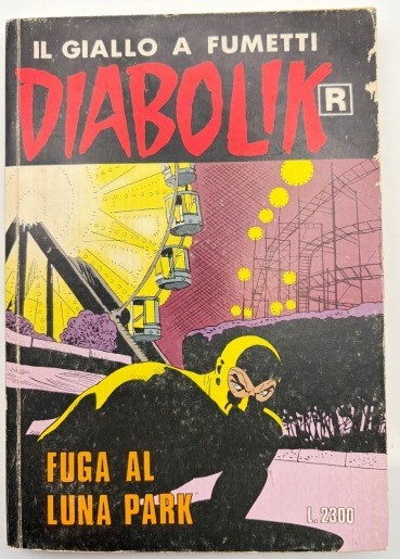 Fumetto Diabolik Anno 1997 Aprile Fuga Al Luna Park