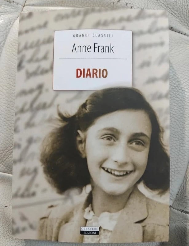 Anne Frank Diario Libro NUOVO Mai Sfogliato Grandi Classici con Segnalibro Intatto