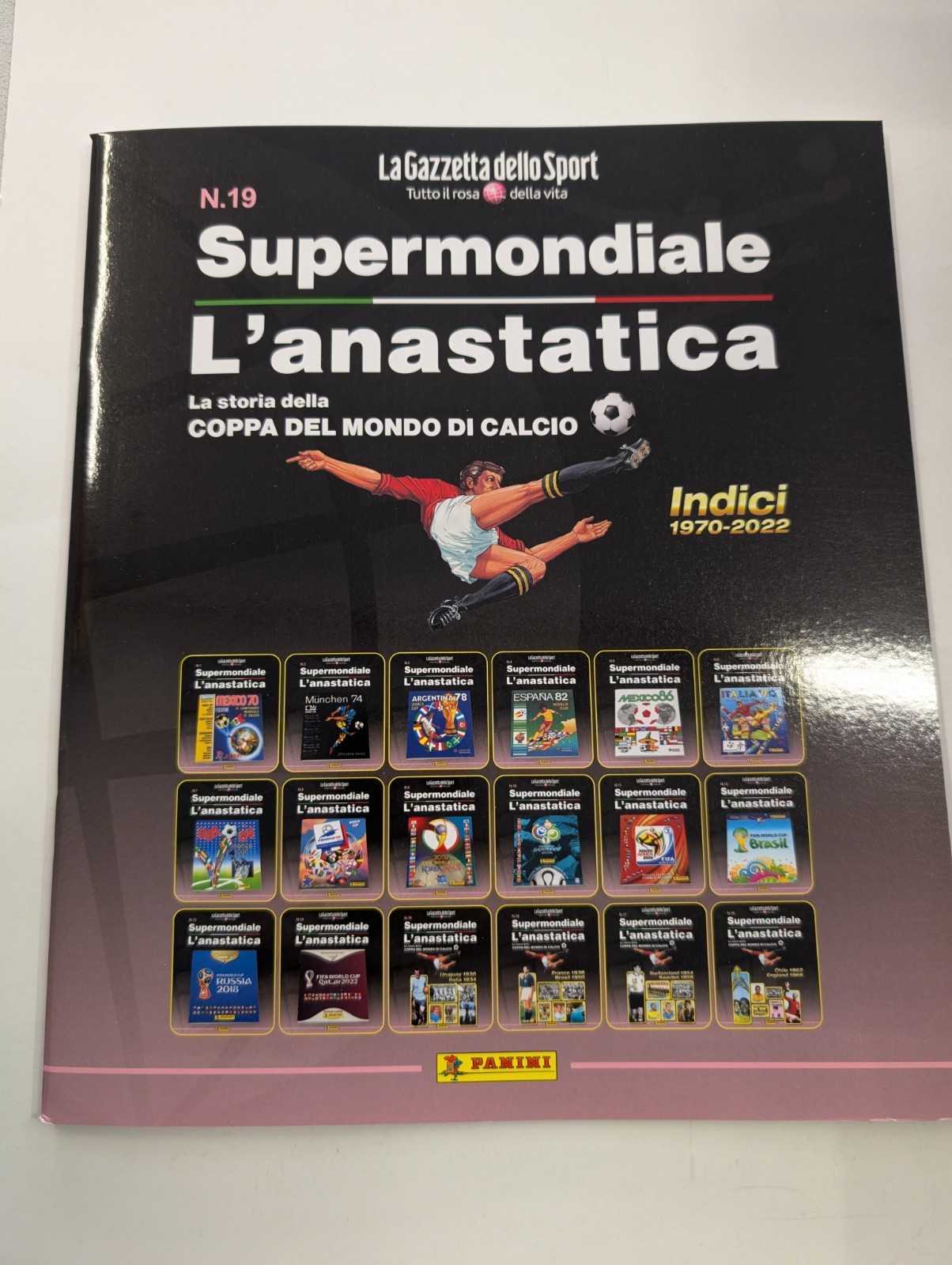 SUPERMONDIALE ANASTATICA N. 19 INDICI 1970-2022 - GAZZETTA OTTOBRE 2026 
