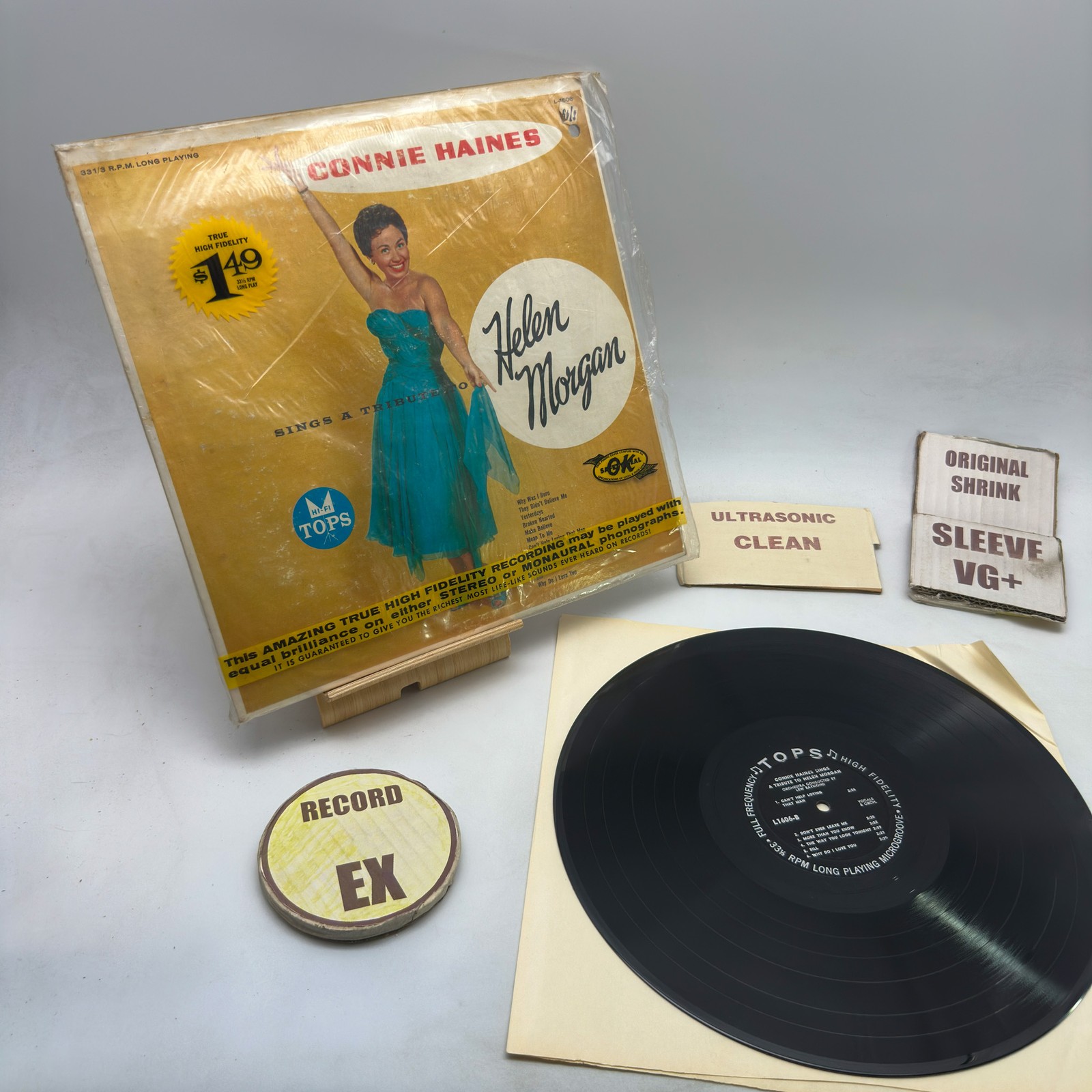 Connie Haines - Connie Haines Sings A EX/VG+ 1957 Ultrasonic Clean Vinyl