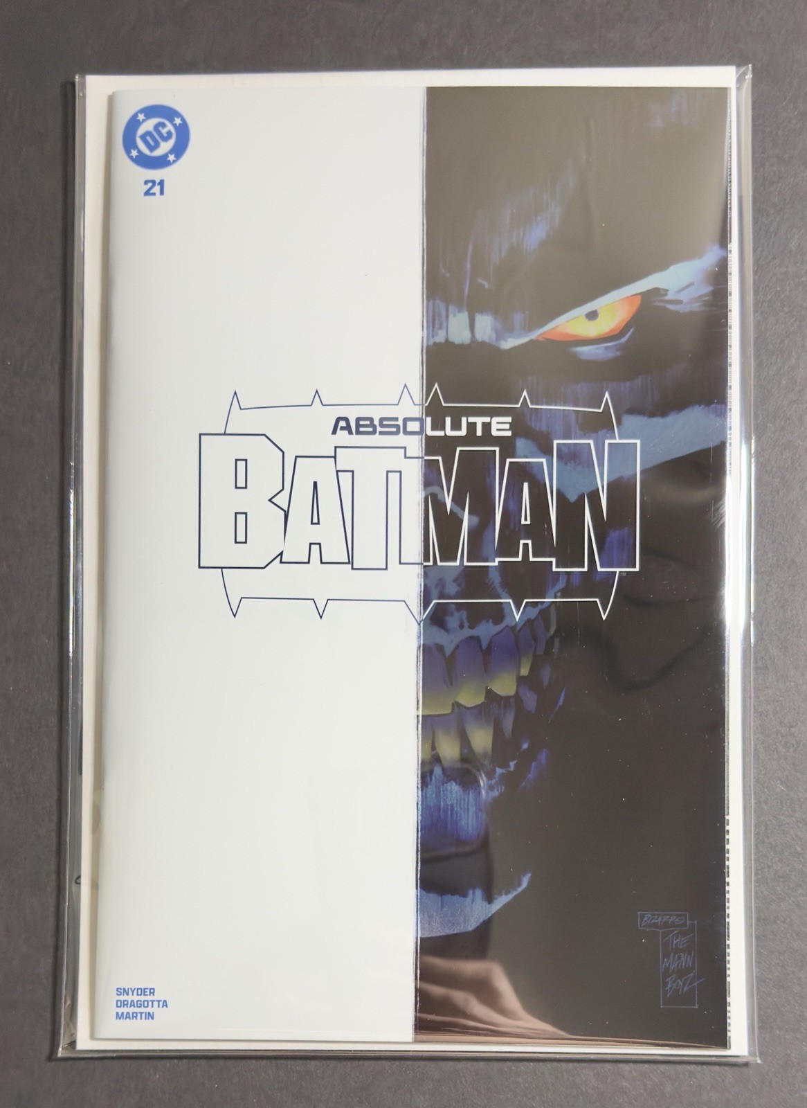 Absolute Batman #21 Seth Mann variante foil Nm++