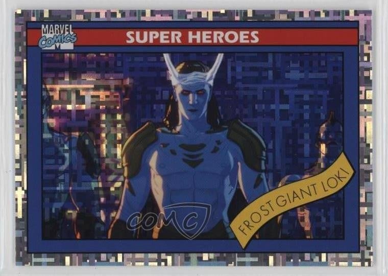Upper Deck Marvel 2023 e se? 1990 Universe Dimensions Frost Giant Loki 0m4q
