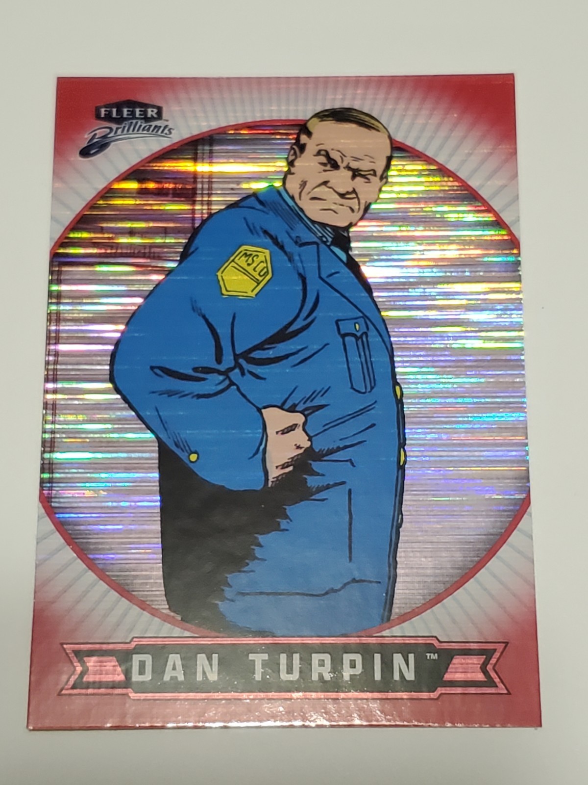 2025 Upper Deck Fleer Brilliants Superman Dan Turpin #30 Red Heat Vision /1938