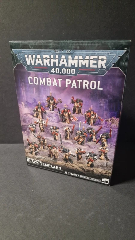 Warhammer 40K Black Templar Space Marine Combat Patrol (F95)