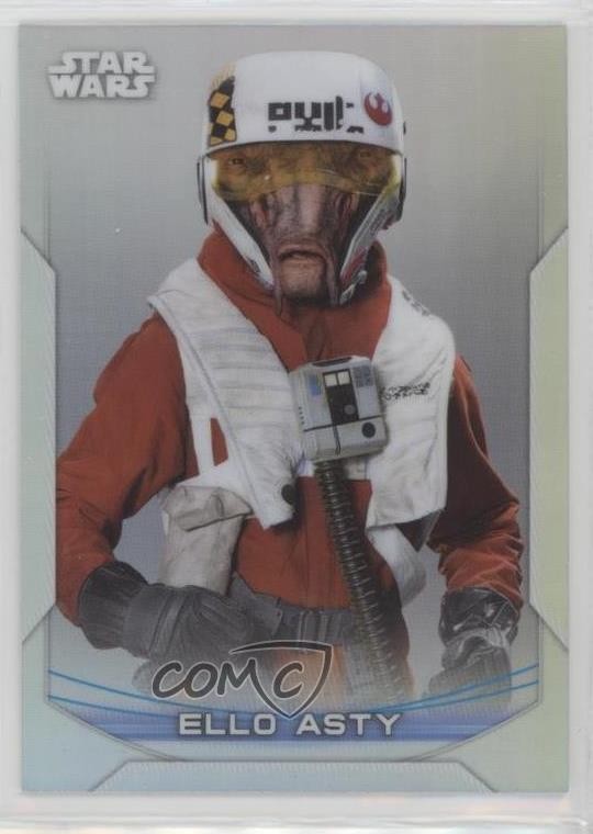2020 Topps Star Wars Chrome Perspectives rifrattore Ello Asty #25 mp7