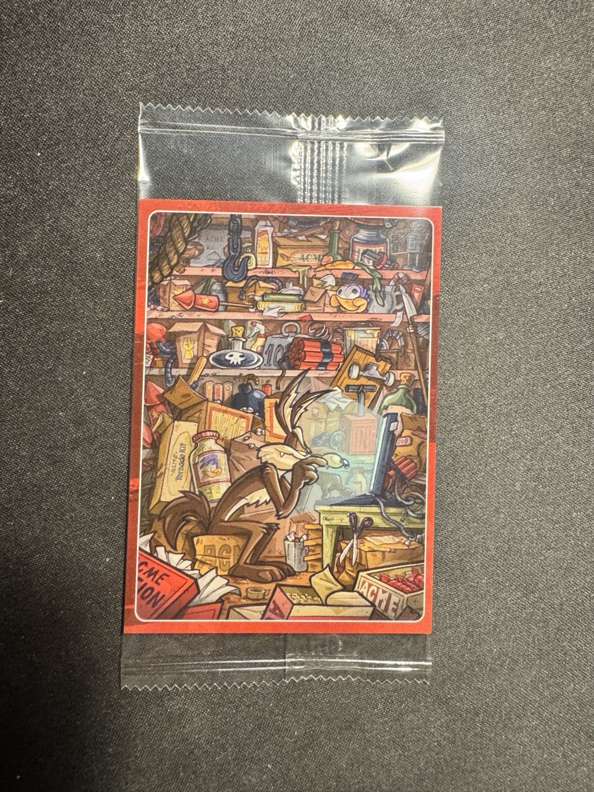 Looney Tunes Coyote Vs ACME Carta collezionabile Promo IT