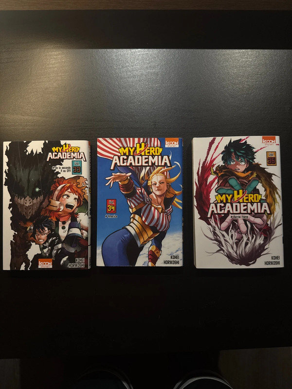 Manga , MHA , tome 33/34/35
