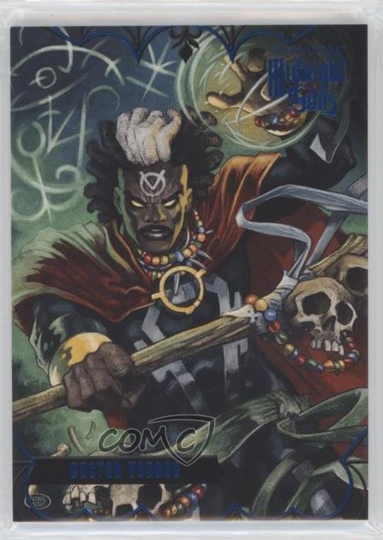 2023 Fleer Ultra Midnight Sons Blue 119/180 Doctor Voodoo #32 0nr3