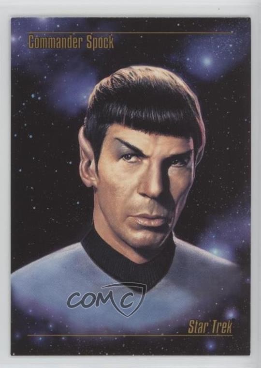 SkyBox Master Series Star Trek Commander Spock 1993 #02 02v3