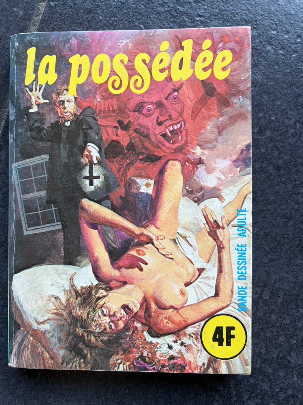 bd Elvifrance EF 1970’s série verte 23 la possédée horreur adulte TBE vintage 
